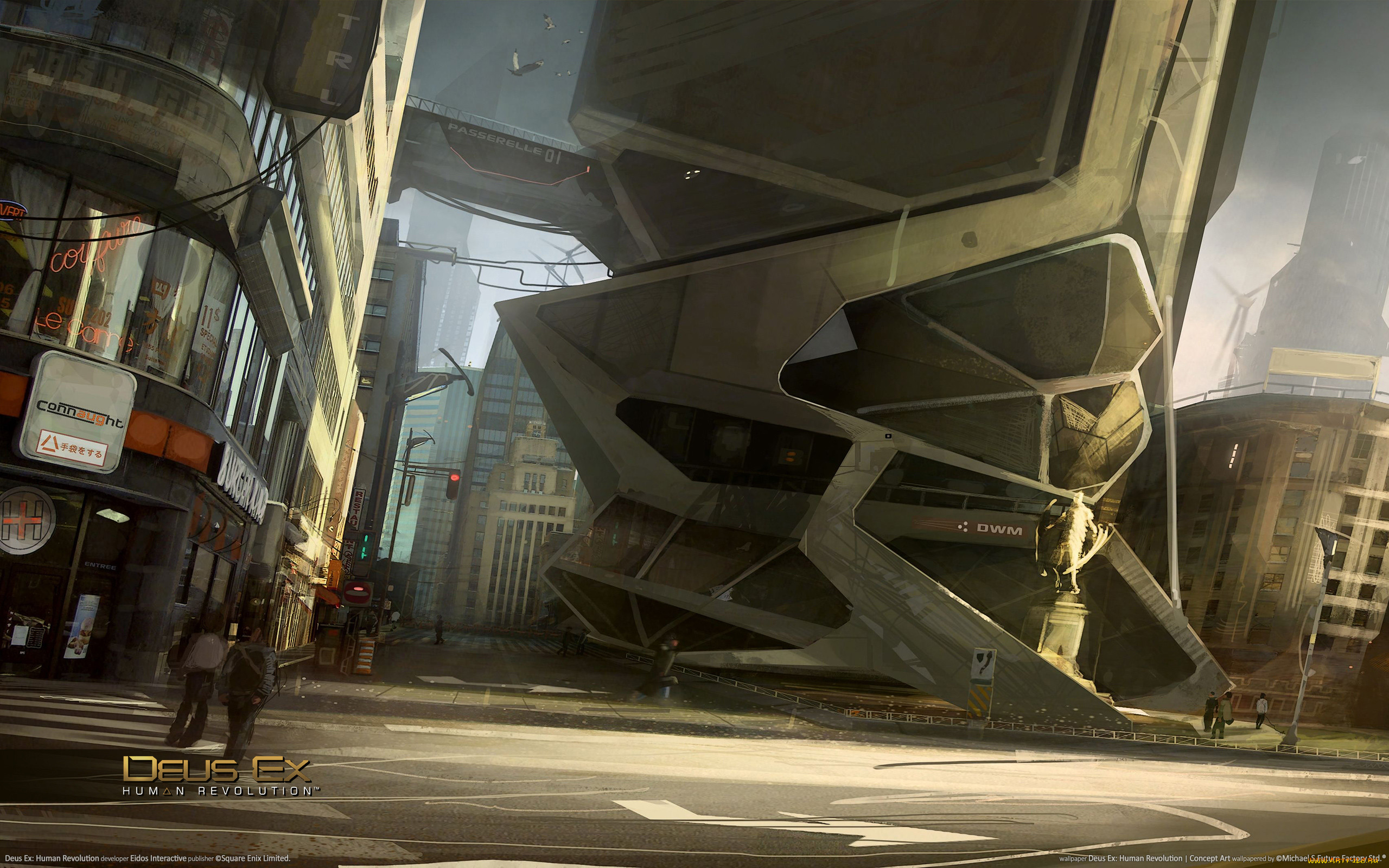 deus, ex, human, revolution, concept, art, , 